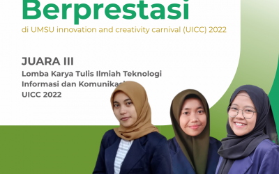 Mahasiswi “3 Srikandi” FAI Unimma menjadi terbaik ke-3 Karya Tulis Ilmiah Teknologi Informasi dan Komunikasi UICC 2022